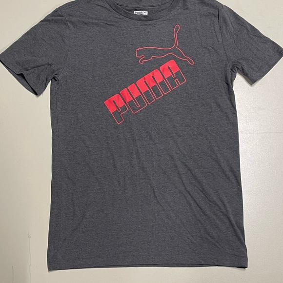 Puma Other - PUMA Long Sleeve Logo Graphic Tee Boys Size XL 18-20 Teen Black Shirt